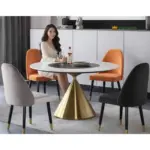 Bàn Tròn Xoay Mặt Đá Nhập Khẩu KS-BC05 - Ảnh 4