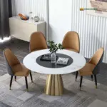 Bàn Tròn Xoay Mặt Đá Nhập Khẩu KS-BC06 - Ảnh 4