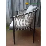 Ghế Cafe Sắt Sơn Tĩnh Điện Đan Dây Dù KS-TH-GS001 - Ảnh 6