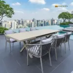 Ghế Sân Vườn Khung Nhôm Nhập Khẩu Cao Cấp KS-SV - Ảnh 7