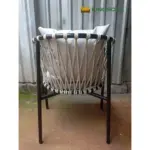 Ghế Cafe Sắt Sơn Tĩnh Điện Đan Dây Dù KS-TH-GS001 - Ảnh 7