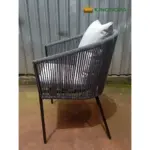 Ghế Cafe Sắt Sơn Tĩnh Điện Đan Dây Dù KS-TH-GS002 - Ảnh 4