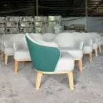 Ghế Sofa Thư Giãn Hiện Đại Khung Gỗ Tần Bì Bọc Nệm Cao Cấp Kingsofa KS-DL-035 (Sofa Đơn/ Sofa Cafe)