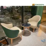 Ghế Sofa Thư Giãn Hiện Đại Khung Gỗ Tần Bì Bọc Nệm Cao Cấp Kingsofa KS-DL-035 (Sofa Đơn/ Sofa Cafe) - Ảnh 3