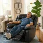 Ghế Sofa Thư Giãn Chỉnh Điện Bọc Da Bò KS-FD-R09 - Ảnh 3