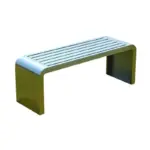 Ghế Công Viên Không Tựa Bằng Inox KS-PTFI