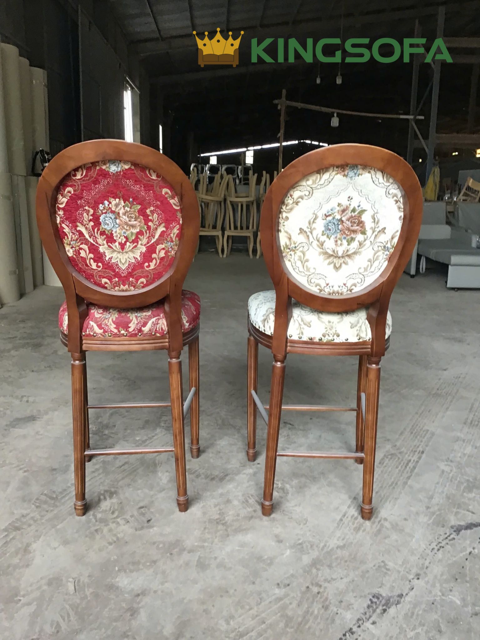 Ghế Bar Louis Tân Cổ Điển KingSofa KS-SK-BAR042 Ghế Bar Louis Tân Cổ Điển KingSofa KS-SK-BAR042
