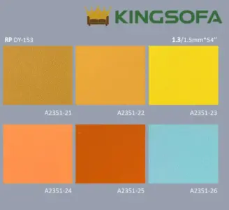 Bảng Màu Sofa Bọc Da Microfiber Cao Cấp - Kingsofa.VN 37 Bộ Sưu Tập Màu Sắc Sofa Bọc Da Microfiber - Kingsofa.VN