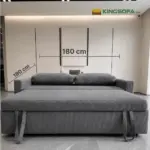 Sofa Giường Bọc Vải Nhung Gân Hiện Đại KS-HC-0020 I Kingsofa.vn - Ảnh 5