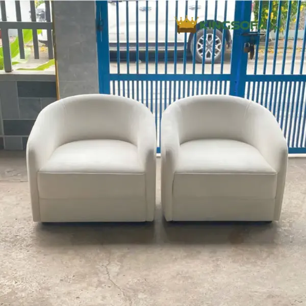 Ghế Sofa Đơn Da Trắng Hiện Đại KS-TG-30 (1) Ghế Sofa Đơn Da Trắng Hiện Đại KS-TG-30 (1)