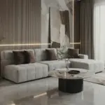 Sofa Góc L Hiện Đại Bọc Nỉ Vải Cao Cấp KS-SF-GL09
