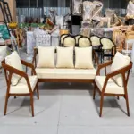 Sofa Đơn Cafe Gỗ Tần Bì Bọc Nệm KS-GF-13025 I Kingsofa.vn - Ảnh 4