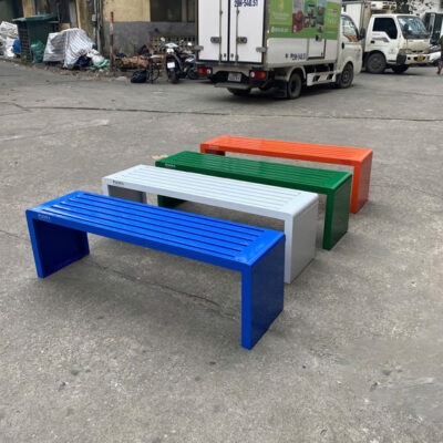 Ghế công viên không tựa 120cm Poliva